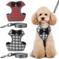 Small Dog Harness And Leash Set- Pet Cat Bowknot Vest Harness Mesh Padded Collar (2U70)