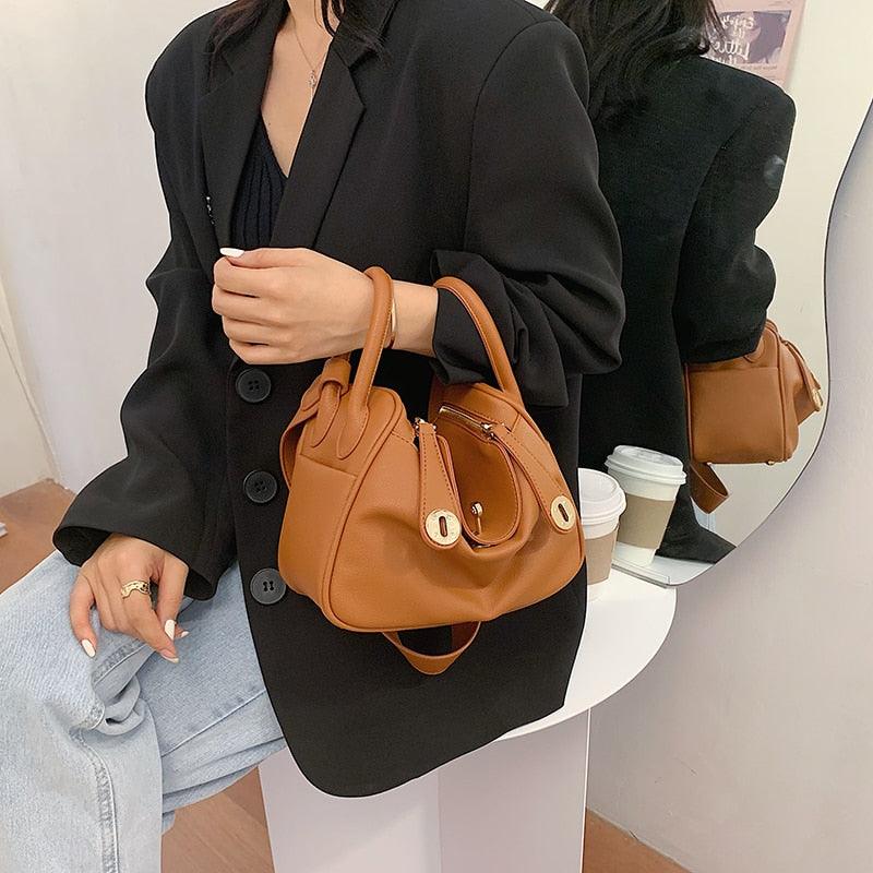 Trending Small PU Leather Shoulder Bags - Women's Crossbody Handbags (WH2)(WH6)(WH4)