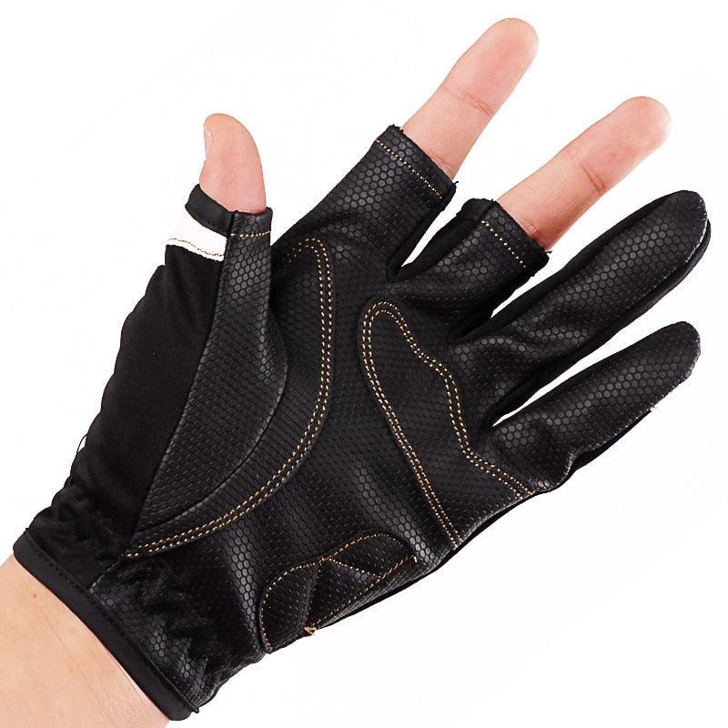 Smart Fishing Gloves - Half Finger Breathable Waterproof Anti-slip Men's Gloves (4AC1)(F103)