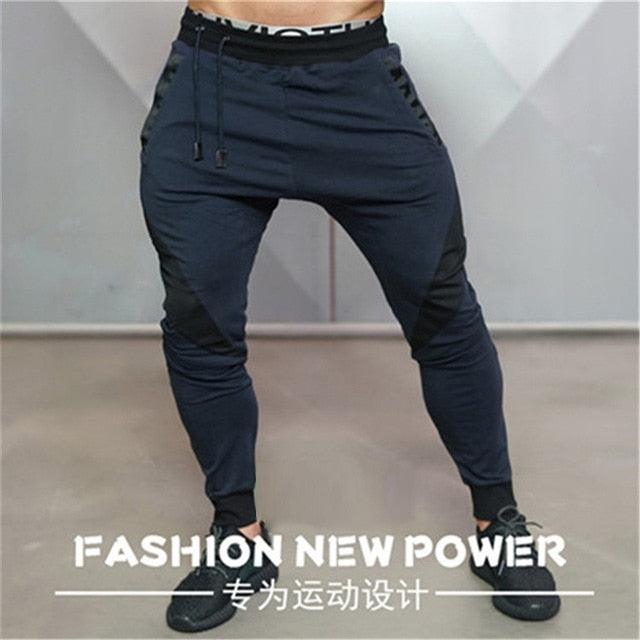 Fashion Sport Pants - Men's Cotton Fitness Running Jogging Pants -Gym Sweatpants (TG4)(F9)
