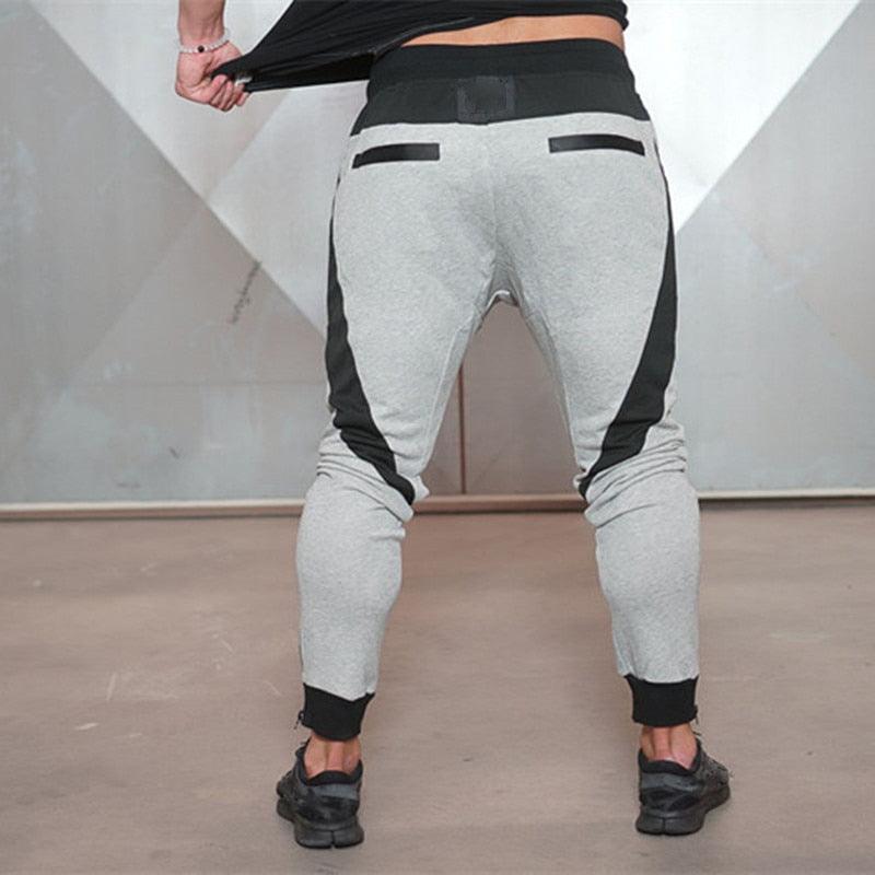 Fashion Sport Pants - Men's Cotton Fitness Running Jogging Pants -Gym Sweatpants (TG4)(F9)