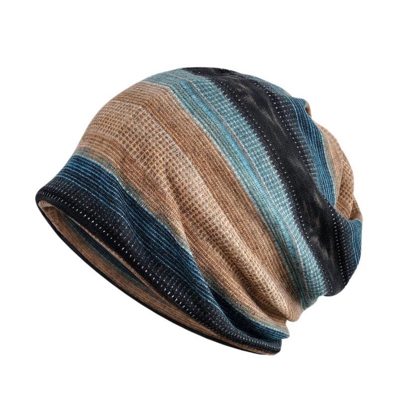 Sport Running Cap Scarf - Cotton Breathable Stretch Hat - Autumn Winter Neck Warmer Style Hat (2U103)