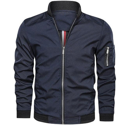 Spring Autumn Jacket Men's Bomber Jacket - Casual Streetwear Jackets (TM3)(CC1)(F100)