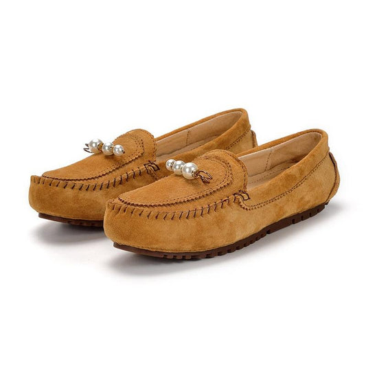 Super Gorgeous And Comfortable Spring Autumn Women Moccasins Shoes - 100% Genuine Leather Flat Shoes (FS)(F40)