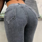 Spring / Summer Trending New Jeans - Women's High Waist Stretch Hip Slim Fit Skinny Pencil Pants (D21)(TB6)