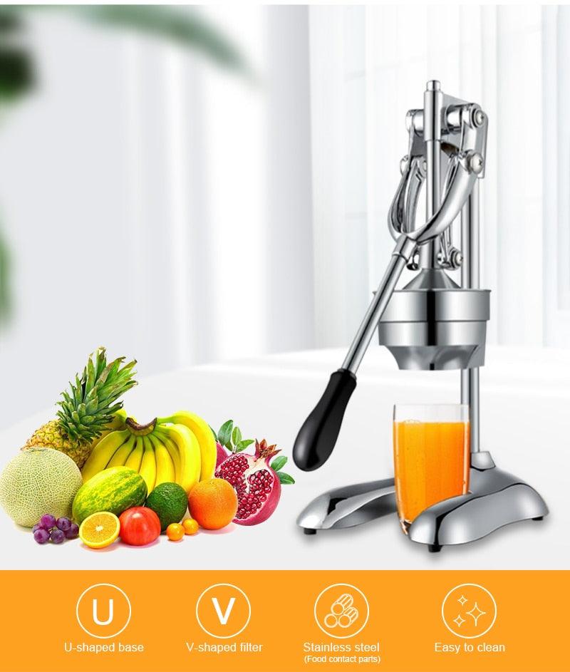 Great Stainless Steel Citrus Fruits Squeezer - Orange Lemon Juicer - Fruit Pressing Machine (H7)(1U59)