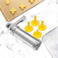 Stainless Steel Cookie Press Machine - Biscuit Cake Decorating Tools Maker With 4 Nozzles 20 Cookie Molds (AK3)(AK2)