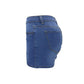 Gorgeous Women's Shorts - Bottoms Casual Short - Jeans Elastic High Waist With Pocket Mini Shorts (TBL2)(F32)
