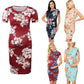 Trending Summer Maternity Dress - Flower Plus Size Dresses (1Z1)(Z9)(3Z1)(Z7)(Z6)