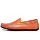 Summer Driving Slip On Shoes - Soft Genuine Leather Fat Shoes for Men (D12)(MSC2)