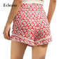 New Summer Fashion Printing Ruffle Shorts - Women Sexy Style Casual High Street Shorts (1U32)