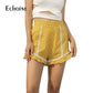New Summer Fashion Printing Ruffle Shorts - Women Sexy Style Casual High Street Shorts (1U32)