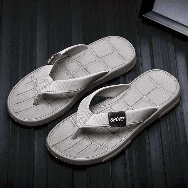 Summer Flip Flop Men's Slippers Fashion Outdoor Beach Summer Sandals (D12)(MSC6)