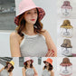 Great Summer Foldable Bucket Hat - Women Outdoor Sunscreen Cotton Fishing Hunting Cap (3U44)
