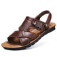 Summer Genuine Leather Mens Sandals Shoes Size 38-48 (MSC6)