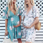 Gorgeous Maternity Dresses -Pregnant Short-sleeved V-neck Floral Printed Chiffon - Ladies Bohemian Clothes Plus Size (5Z1)(Z7)(Z9)(F5)