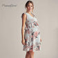 Amazing Summer Maternity Dresses - Plus Size - Dress Knee-length Floral Printed Pregnancy Dress (5Z1)(Z9)(Z7)