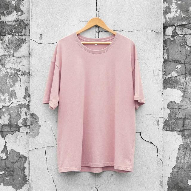 Summer New Men's 100% Cotton T-Shirt - Solid Color Soft Touch Fabric Men's Basic Tops (D8)(TM8)