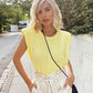 Summer Sleeveless White Loose Top - Women O Neck Casual Basic Sport Vest Tops - Female Streetwear Fashion Tank (TB3)(F19)