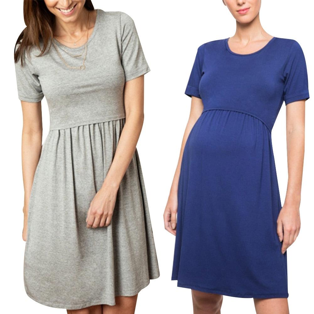 Summer cNightgown maternity short dresses (1U5)(Z7)(Z9)(2Z1)