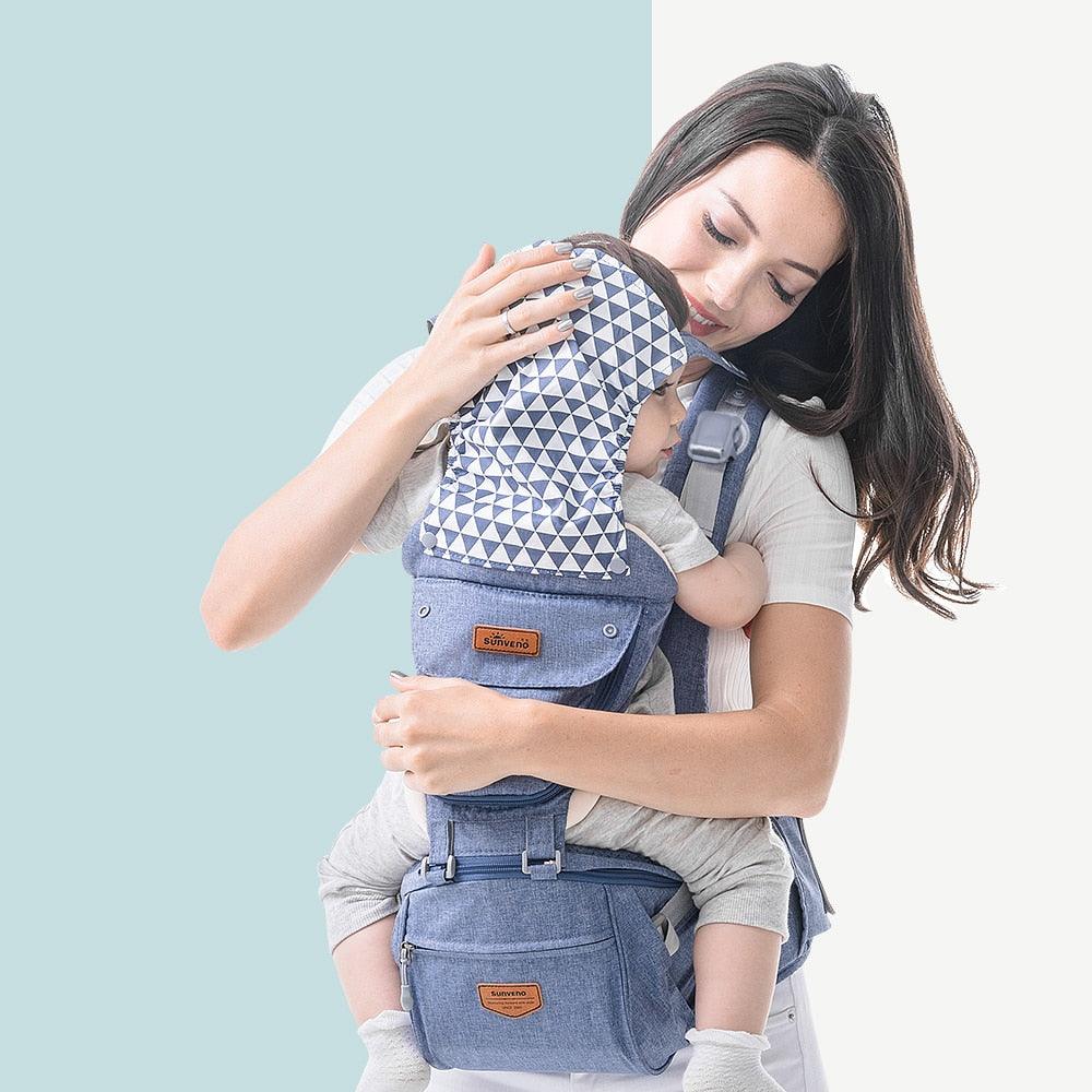 Trending Ergonomic Baby Carrier Baby Kangaroo Child Hip Seat Tool Baby Holder Sling Wrap Backpacks Baby Travel Activity Gear (1U01)(X2)