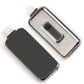 Metal OTG Usb Flash Drive 32GB 128GB 256GB Pendrive External storage For iphone X 8 7 Plus 6 6s Plus 5S ipad Macbook (CA3)(F52)