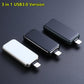 Metal OTG Usb Flash Drive 32GB 128GB 256GB Pendrive External storage For iphone X 8 7 Plus 6 6s Plus 5S ipad Macbook (CA3)(F52)