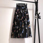 Long Skirt Women Spring, Summer Ladies Skirt - High Waist Midi Skirt (TB7)(F22)