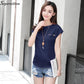 Beautiful Women T Shirt - Summer Casual Top - Woman Cotton Top - Lady Solid Short Clothes (TB2)(TB3)(F19)