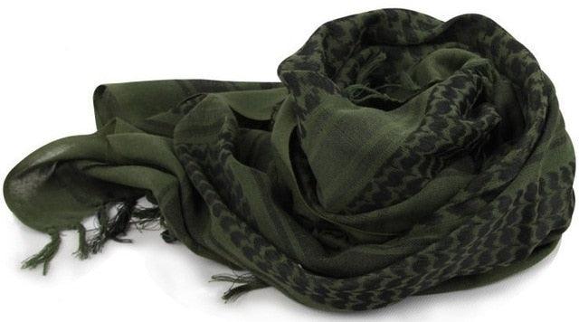 Men Military Scarf - Tactical Scarf - Cotton Paintball Camouflage Head Scarf (1U103)