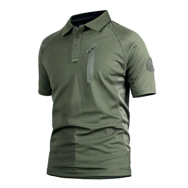 Summer Men's Performance T-shirts - Short Sleeve Quick Dry Top (1U8)