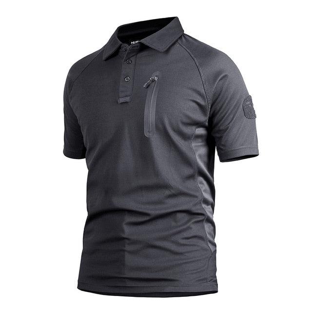 Summer Men's Performance T-shirts - Short Sleeve Quick Dry Top (1U8)