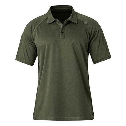 Summer Polo Shirts - Men's Lightweight Botton Casual Golf Breathable T shirt (1U8)