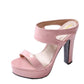 Gorgeous New Summer Peep Toe Ankle Strap Thick High Heel Sandals - Platform Lady Shoes (SH2)(SS1)(WO1)