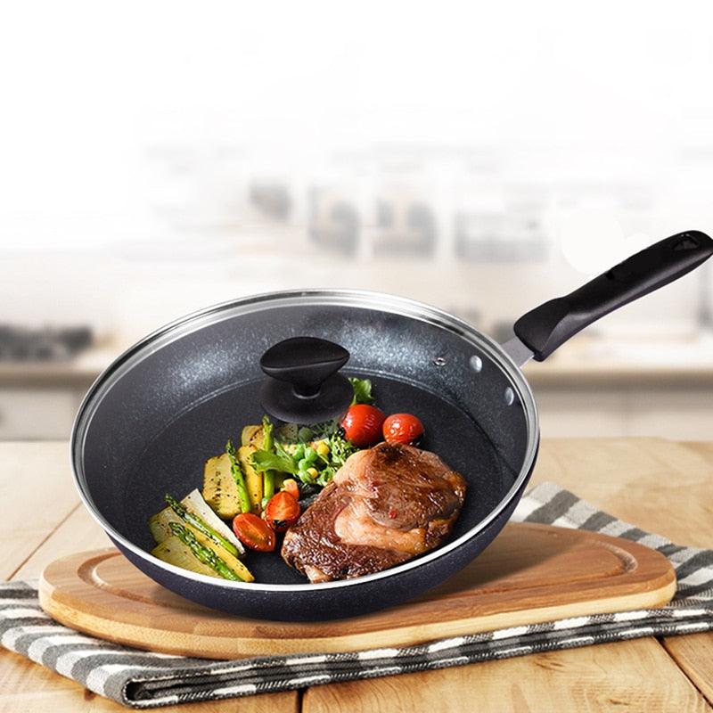 28CM Maifan Stone Frying Pan - Non-stick Pot Kitchen Frying Pot - Heat Resistance (AK1)