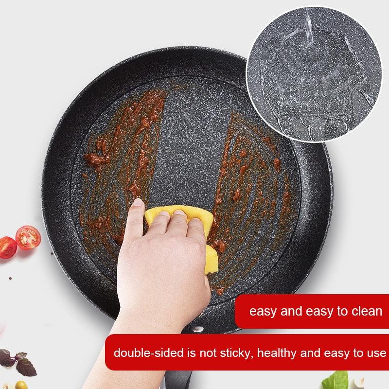 28CM Maifan Stone Frying Pan - Non-stick Pot Kitchen Frying Pot - Heat Resistance (AK1)