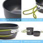 3Pcs Portable Picnic Pot Ultralight Camping Cookware - Outdoor Camping Cookware Set (AK1)