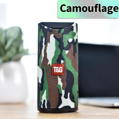 Bluetooth Speaker Portable Outdoor Loudspeaker Wireless Mini Column 3D 10W Stereo Music Surround Support FM TFCard Bass Box (HA)(F57)