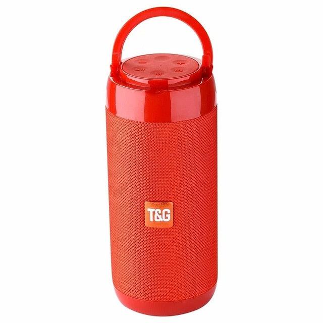 TG113C Column Portable Bluetooth Mini Speaker with FM Radio TF Card AUX Cable Wireless Loud Speakers & Phone Holder 9 Colors (D57)(HA)