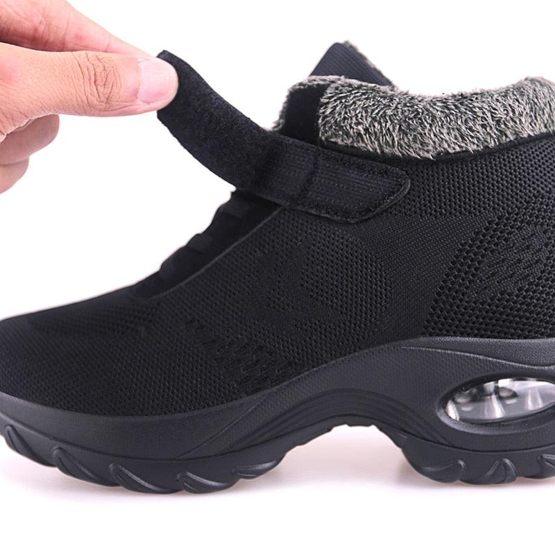 Snow Women's Boots - Winter Warm Short Plush Cotton Non-slip Ankle Boots (BB1)(BB5)
