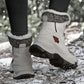 Snow Trending Women Boots - Winter Ankle Boot - Quality Microfiber Warm Plush Wedge Boots (BB1)(BB5)