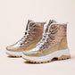 Trending Women Boots - New Winter Ankle Boots - Warm Snow Boot - Ladies Lace-up Comfortable Waterproof (BB1)(BB5)