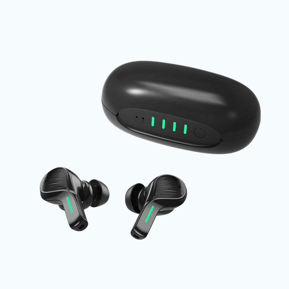 TWS-S9 Earbuds Wireless Bluetooth 5.0 QCC3020 Chip ANC Earphones Dual Microphone HD Call HIFI Stereo Sport Headset (D49)(RS8)