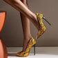 Amazing 7 Color Women Pumps Sexy Snake Print High Heels Shoes - Spring Party Footwear (SH1)(CD)(WO3)(F37)(F36)(F42)
