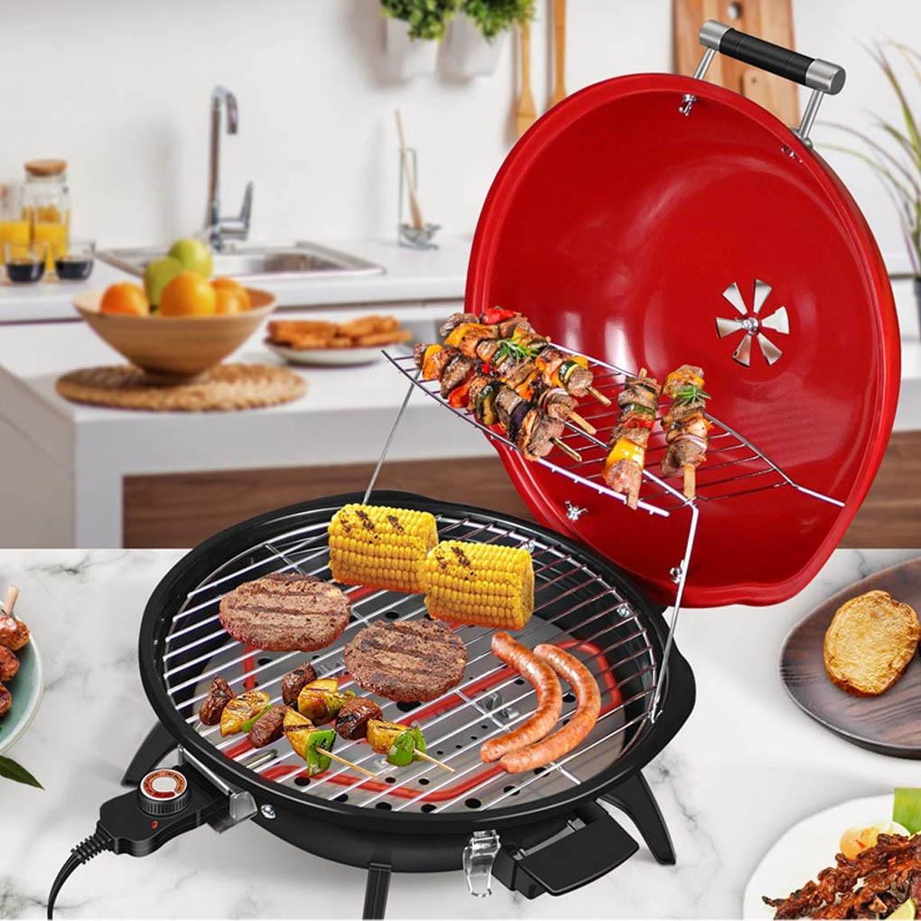Great Electric BBQ Grill Indoor Outdoor Picnic Party Home Garden Camping Roasting Barbecue Stand Grill (2H1)(1U59)