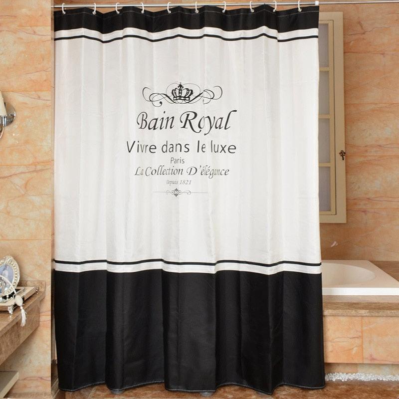 Thickened waterproof shower curtain Sanitary Partition Curtain Bath Shower Curtain Polyester cloth Bathroom Curtain Curtain (B&2)(B&4)(1U65)