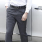 Great Men Thin Suit Pants - Formal Business Trousers - Straight Style Long Pants (TG1)(F9)(F10)
