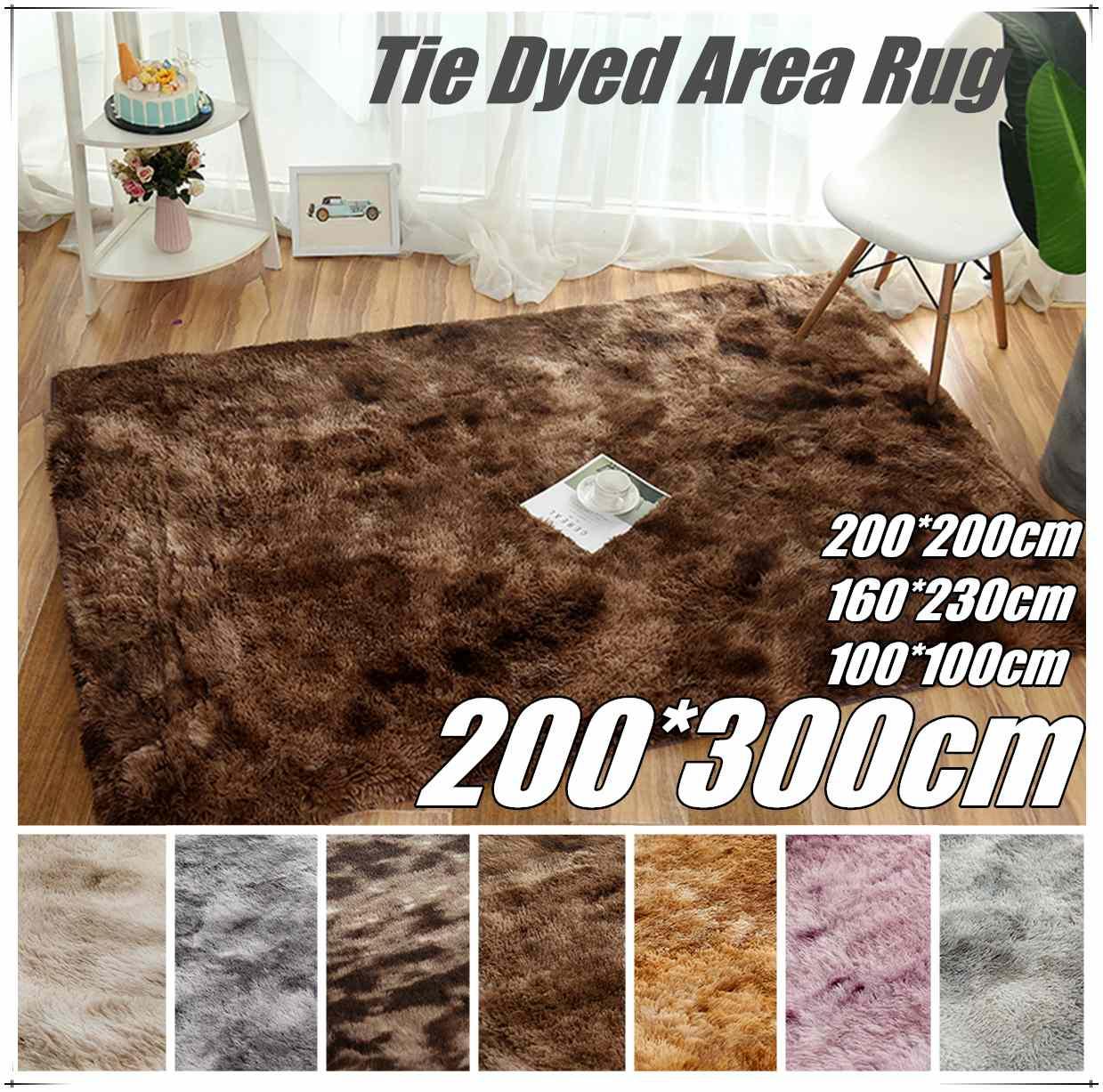 Tie Dyed New Carpet Floor Rug European Fashion Bedroom Carpet Window Bedside Mat Nordic Minimalist Rug (D68)(RU2)(RU3)(1U68)