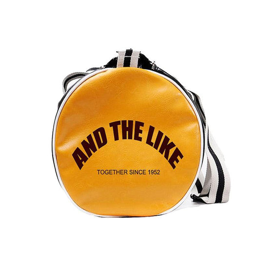 Great Travel Luggage Bag - With Independent Shoes Storage - Fitness Bag PU Leather Training Bag (D78)(LT3)