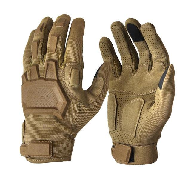 Great Touch Screen Tactical Gloves - Men's Sports Military Special Forces Full Finger Gloves (4AC1)(F103)